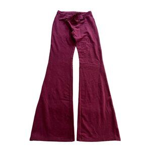 ALO Yoga Burgundy Boot Cut Pants